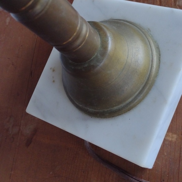 Elegant Purple and White Table Lamps - Picture 5 of 5